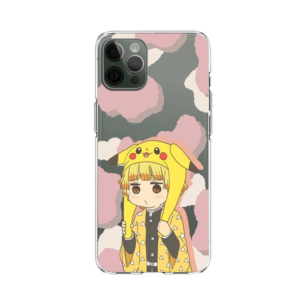 Demon Slayer Zenitsu Waking Up Clear Soft Case-Oxvistore