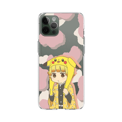 Demon Slayer Zenitsu Waking Up Clear Soft Case-Oxvistore