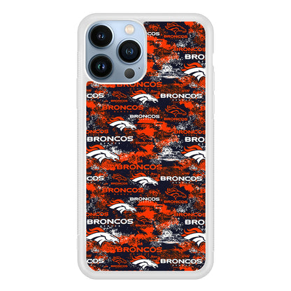 Denver Broncos Patterns 2D Rubber Phone Case