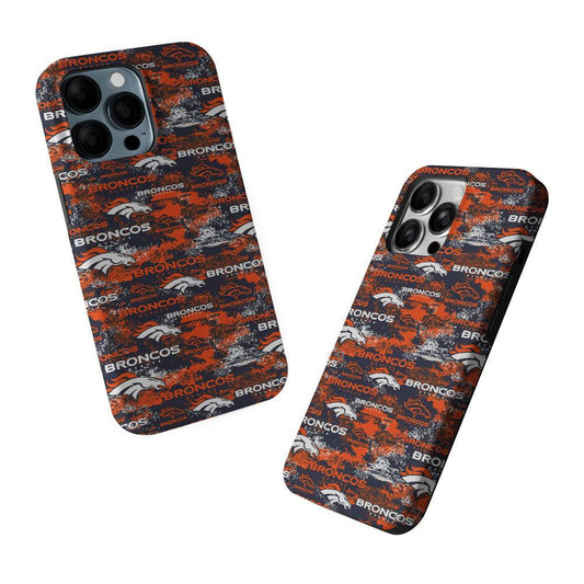 Denver Broncos Patterns 2 in 1 Tough Phone Case-Oxvistore