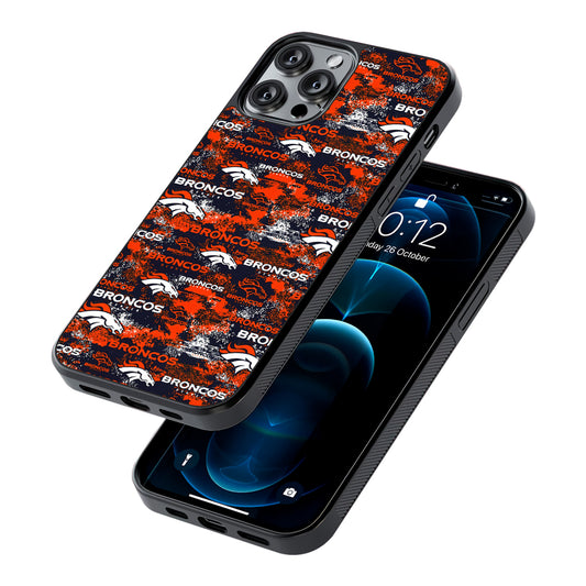 Denver Broncos Patterns 2D Rubber Phone Case