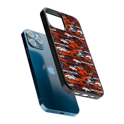 Denver Broncos Patterns 2D Rubber Phone Case