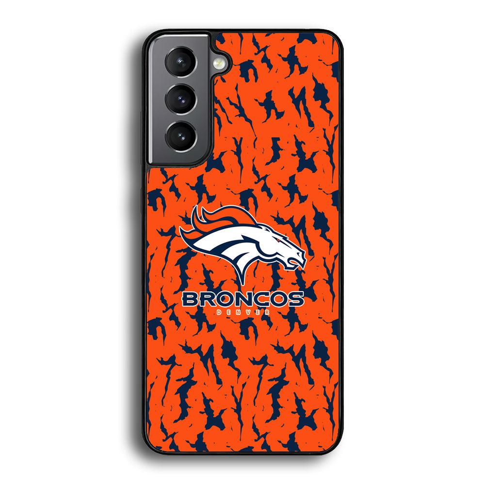 Denver Broncos Script for The Winner Samsung Galaxy S21 Plus Case-Rubber Black (2D Case)-Oxvistore