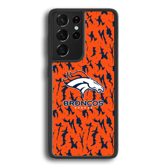 Denver Broncos Script for The Winner Samsung Galaxy S22 Ultra Case-Rubber Black (2D Case)-Oxvistore