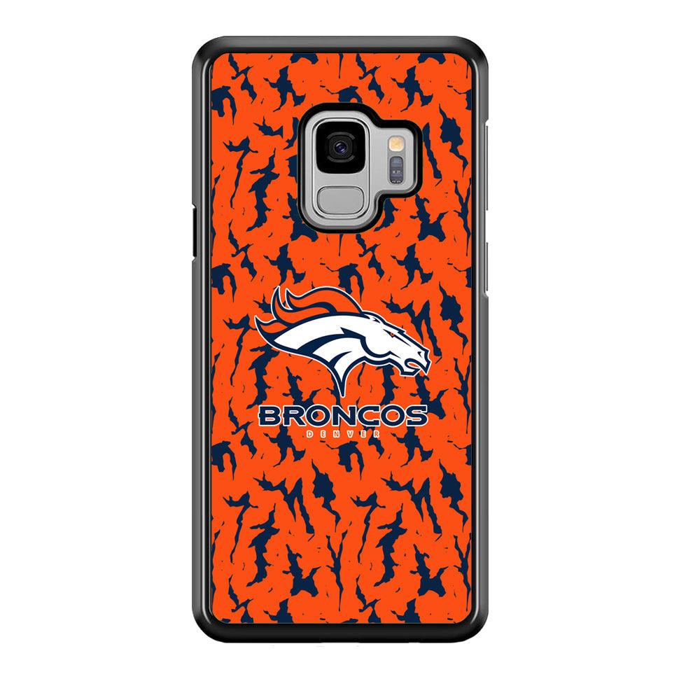 Denver Broncos Script for The Winner Samsung Galaxy S9 Case-Rubber Black (2D Case)-Oxvistore