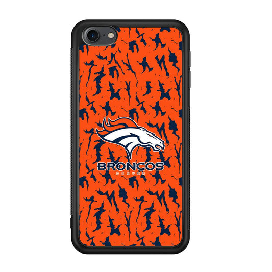 Denver Broncos Script for The Winner iPod Touch 6 Case-Rubber Black (2D Case)-Oxvistore