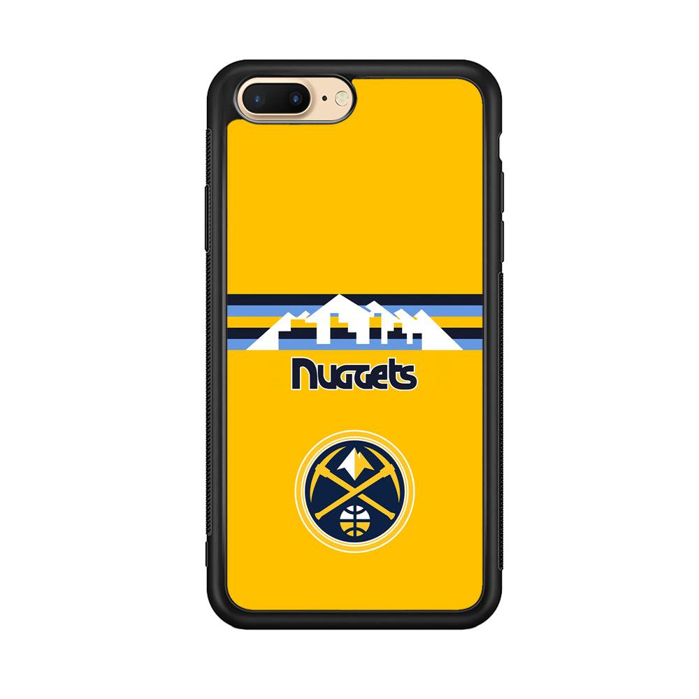 Denver Nuggets Home for Comeback iPhone 7 Plus Case-Rubber Black (2D Case)-Oxvistore