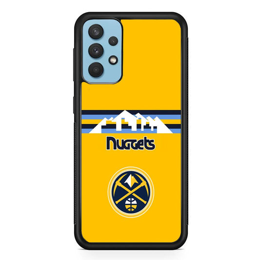 Denver Nuggets Home for Comeback Samsung Galaxy A32 Case-Rubber Black (2D Case)-Oxvistore
