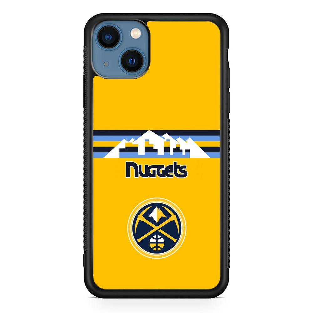 Denver Nuggets Home for Comeback iPhone 15 Case-Rubber Black (2D Case)-Oxvistore