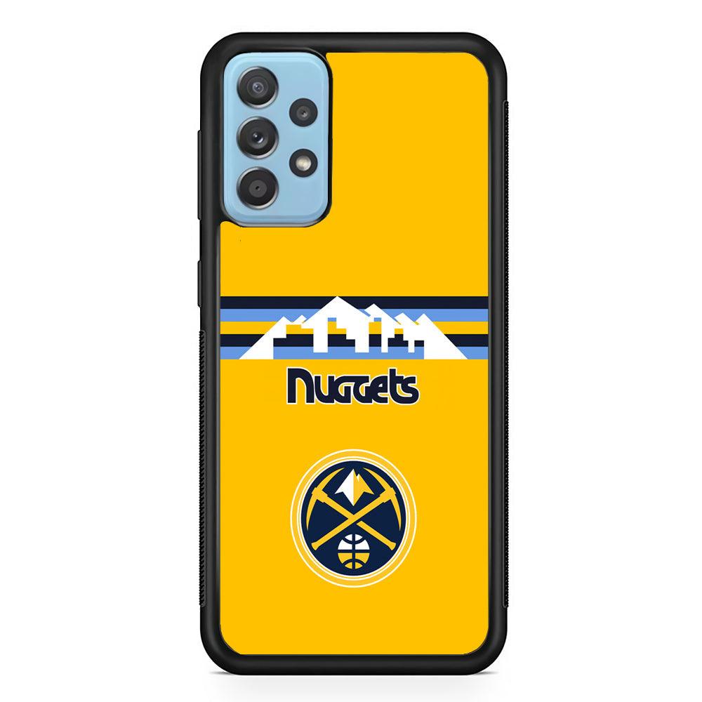 Denver Nuggets Home for Comeback Samsung Galaxy A72 Case-Rubber Black (2D Case)-Oxvistore