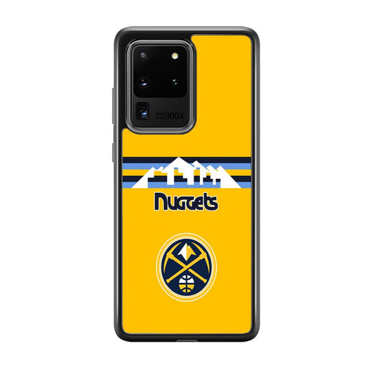 Denver Nuggets Home for Comeback Samsung Galaxy S20 Ultra Case-Rubber Black (2D Case)-Oxvistore