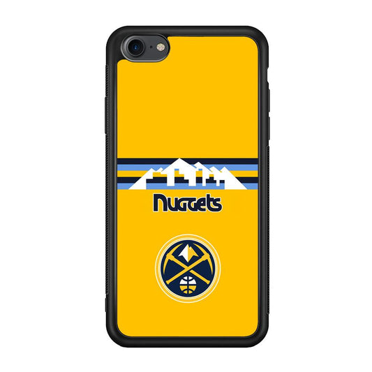 Denver Nuggets Home for Comeback iPhone 7 Case-Rubber Black (2D Case)-Oxvistore