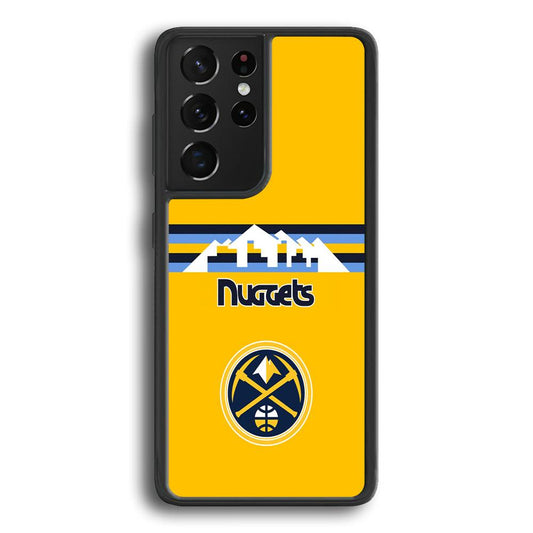 Denver Nuggets Home for Comeback Samsung Galaxy S21 Ultra Case-Rubber Black (2D Case)-Oxvistore