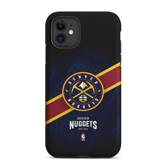 Denver Nuggets Logo 2 in 1 Tough Phone Case-Oxvistore