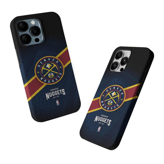 Denver Nuggets Logo 2 in 1 Tough Phone Case-Oxvistore