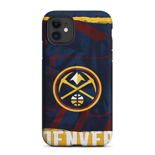 Denver Nuggets Pattern 2 in 1 Tough Phone Case-Oxvistore