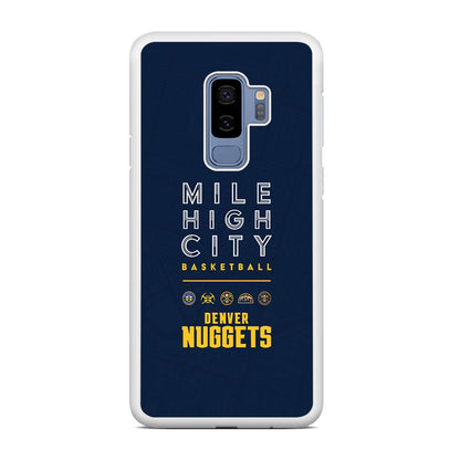 Denver Nuggets The Mile High City Samsung Galaxy S9 Plus Case-Oxvistore