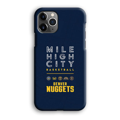 Denver Nuggets The Mile High City iPhone 12 Pro Max Case-Oxvistore