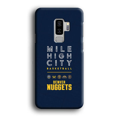 Denver Nuggets The Mile High City Samsung Galaxy S9 Plus Case-Oxvistore