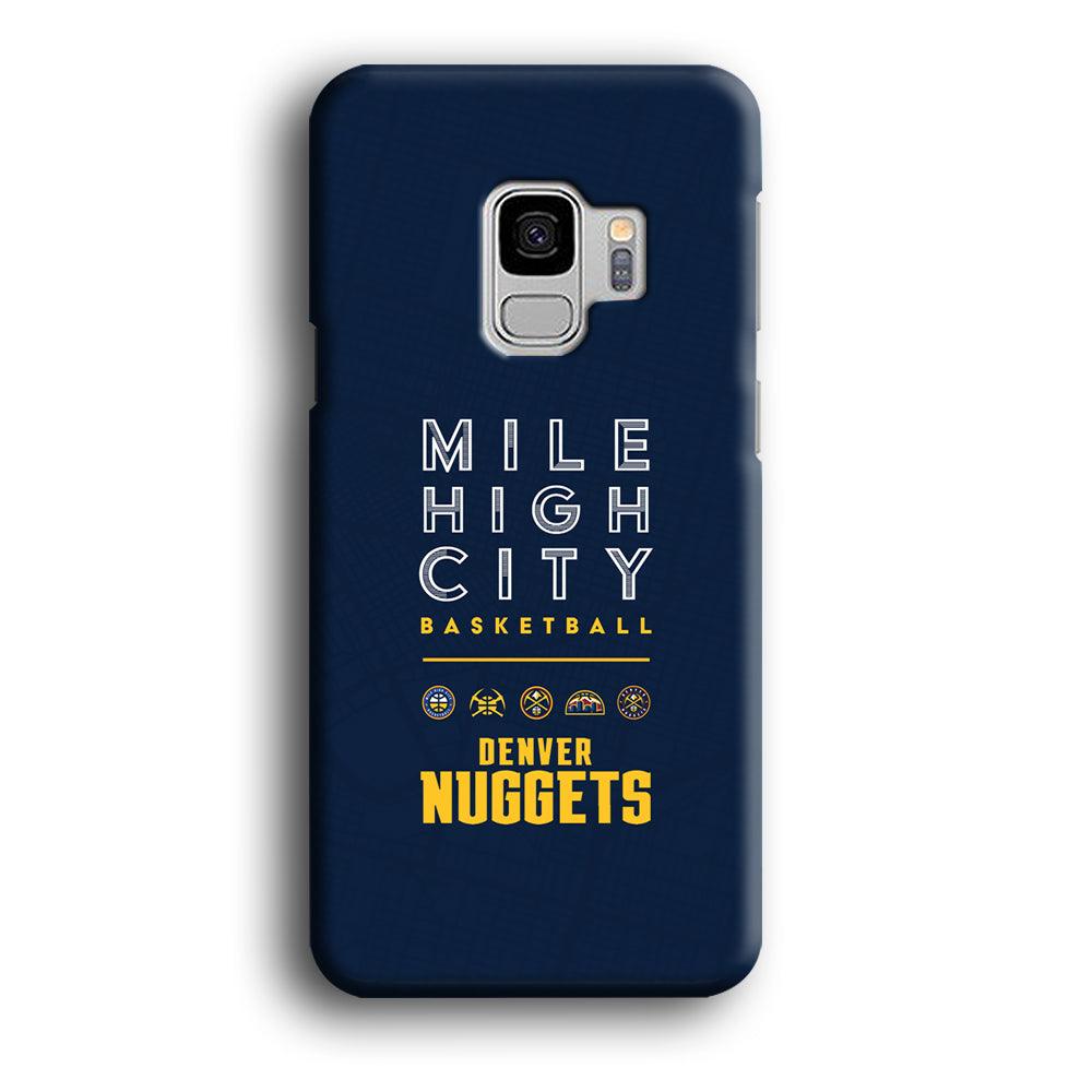 Denver Nuggets The Mile High City Samsung Galaxy S9 Case-Oxvistore