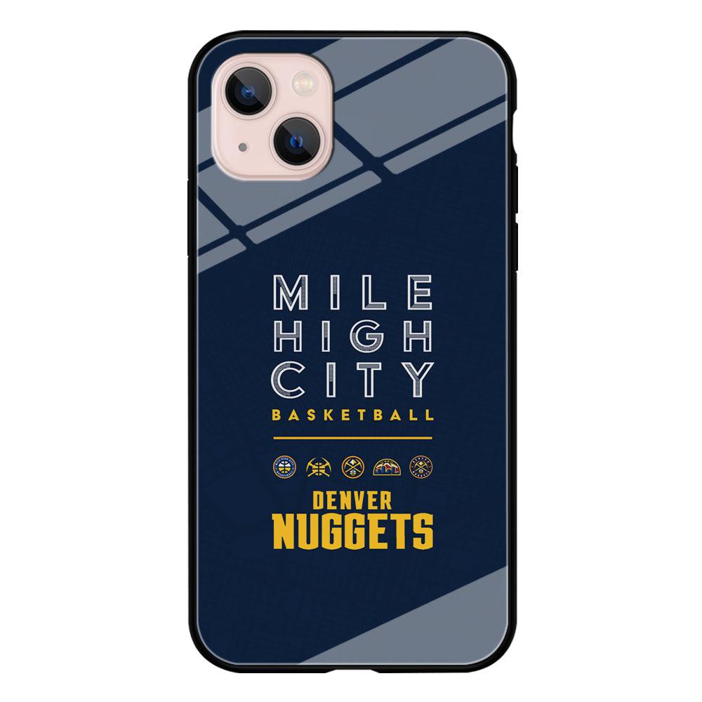 Denver Nuggets The Mile High City iPhone 13 Case-Oxvistore