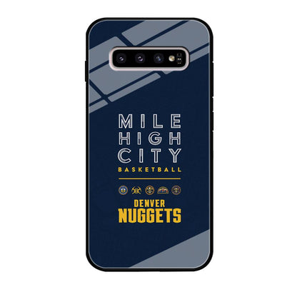 Denver Nuggets The Mile High City Samsung Galaxy S10 Plus Case-Oxvistore