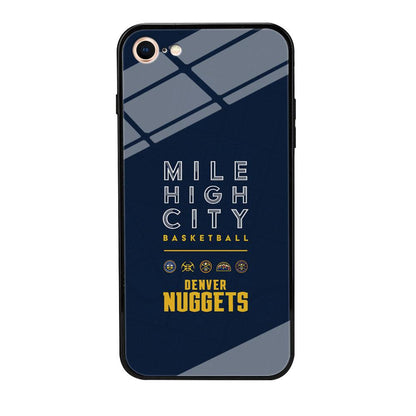 Denver Nuggets The Mile High City iPhone 8 Case-Oxvistore