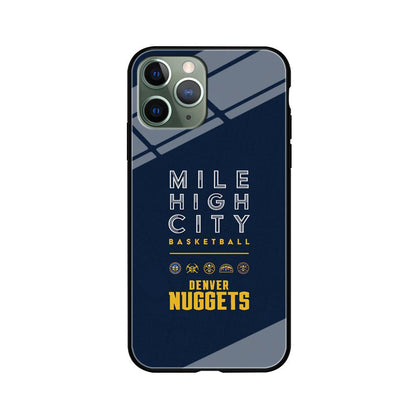 Denver Nuggets The Mile High City iPhone 11 Pro Case-Oxvistore