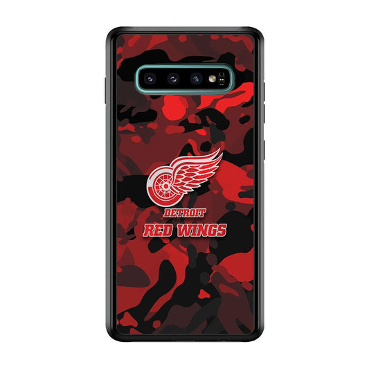 Detroit Red Wings Brave in Hand Samsung Galaxy S10 Plus Case-Oxvistore