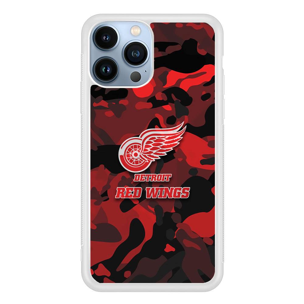 Detroit Red Wings Brave in Hand iPhone 15 Pro Max Case-Oxvistore