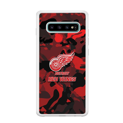 Detroit Red Wings Brave in Hand Samsung Galaxy S10 Plus Case-Oxvistore