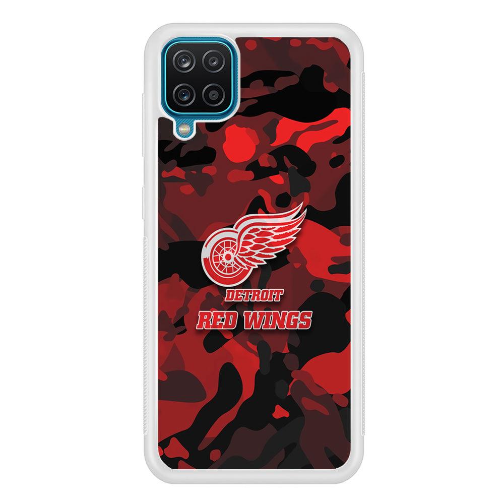 Detroit Red Wings Brave in Hand Samsung Galaxy A12 Case-Oxvistore