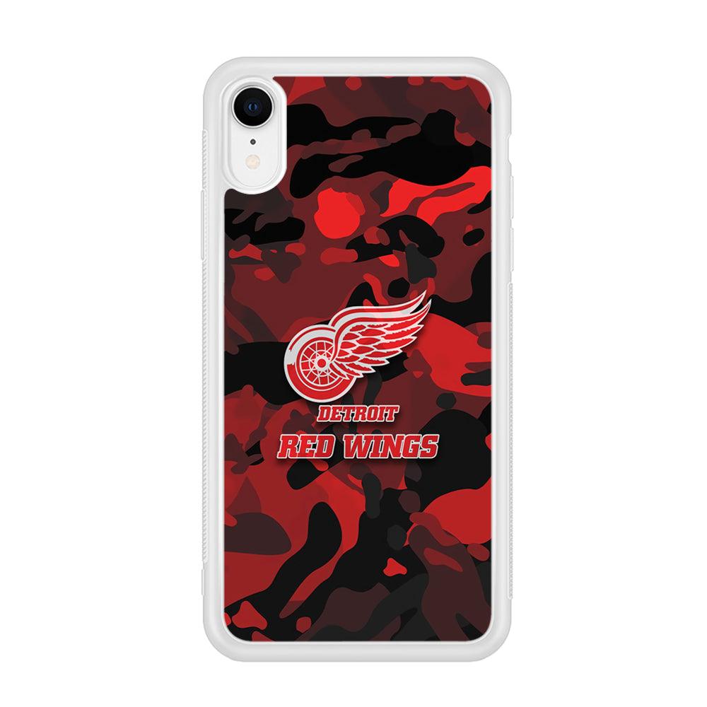 Detroit Red Wings Brave in Hand iPhone XR Case-Oxvistore