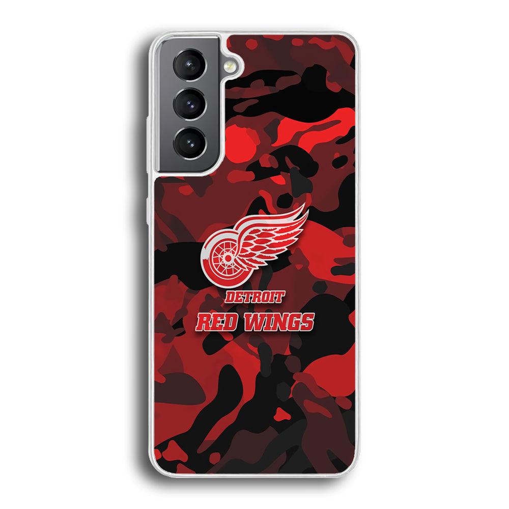 Detroit Red Wings Brave in Hand Samsung Galaxy S21 Case-Oxvistore