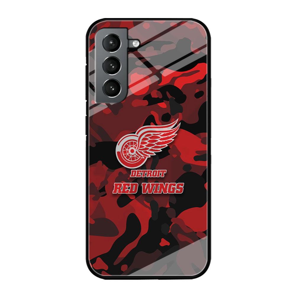 Detroit Red Wings Brave in Hand Samsung Galaxy S21 Case-Oxvistore