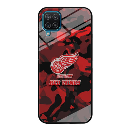 Detroit Red Wings Brave in Hand Samsung Galaxy A12 Case-Oxvistore