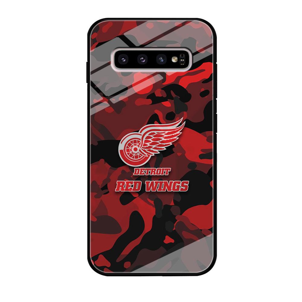 Detroit Red Wings Brave in Hand Samsung Galaxy S10 Plus Case-Oxvistore