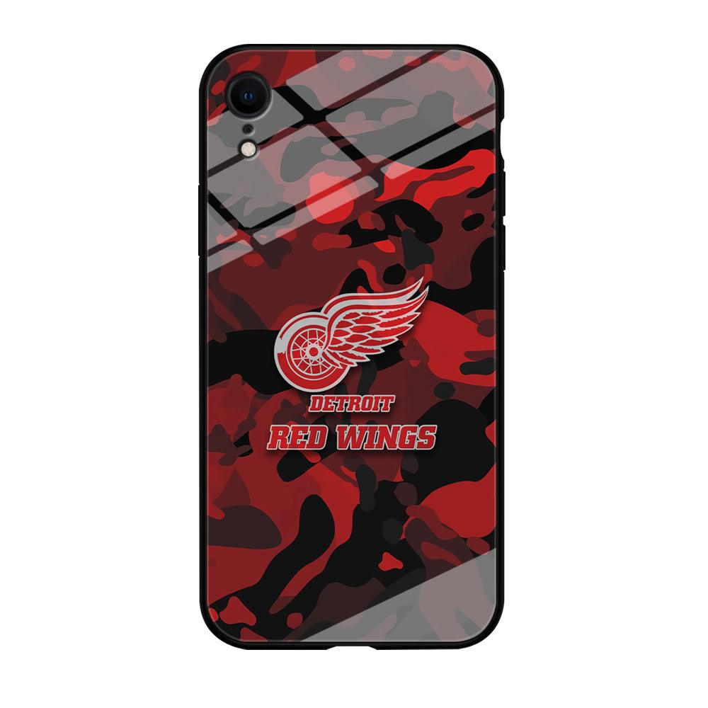 Detroit Red Wings Brave in Hand iPhone XR Case-Oxvistore