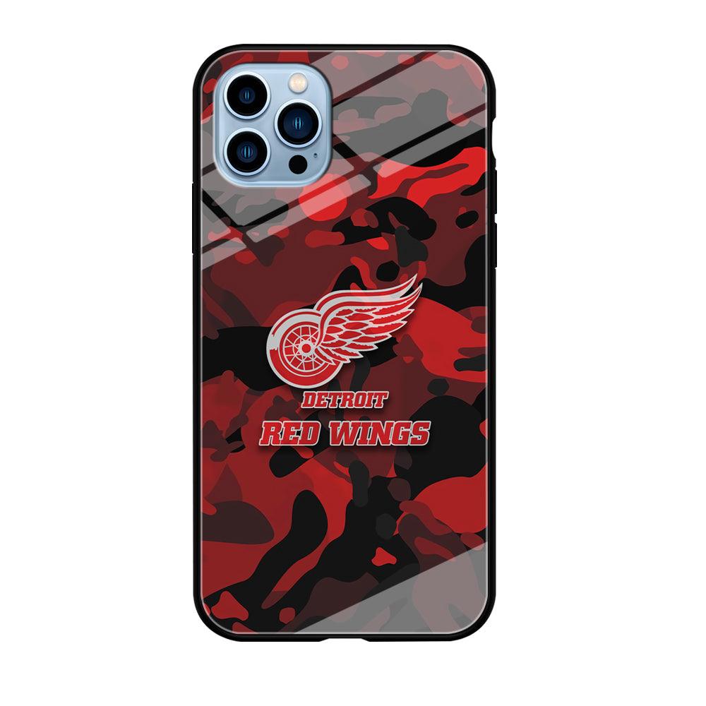 Detroit Red Wings Brave in Hand iPhone 12 Pro Case-Oxvistore