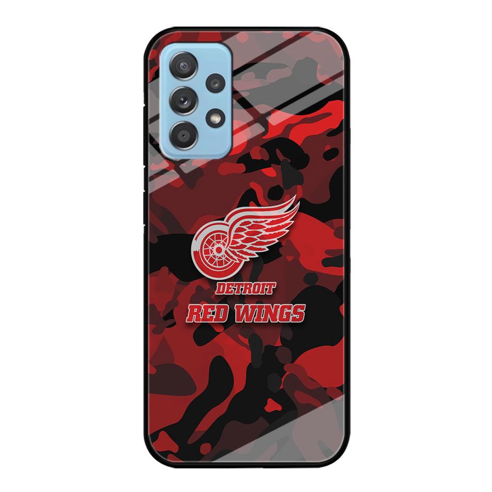 Detroit Red Wings Brave in Hand Samsung Galaxy A52 Case-Oxvistore