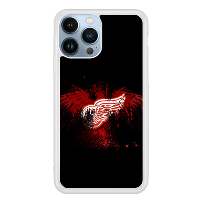 Detroit Red Wings Eagle 2D Rubber Phone Case