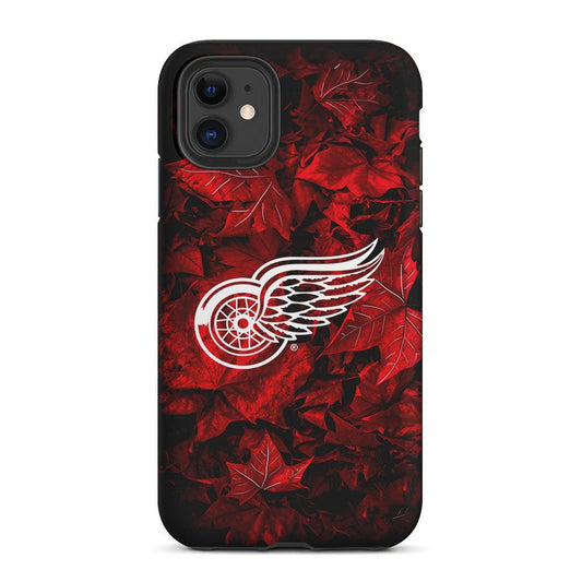 Detroit Red Wings Maple Leaves 2 in 1 Tough Phone Case-Oxvistore