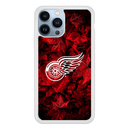 Detroit Red Wings Maple Leaves 2D Rubber Phone Case