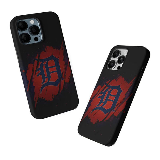 Detroit Tigers Logo 2 in 1 Tough Phone Case-Oxvistore