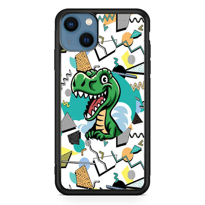 Dinosaur Collage Form of Plesure iPhone 13 Case-Oxvistore