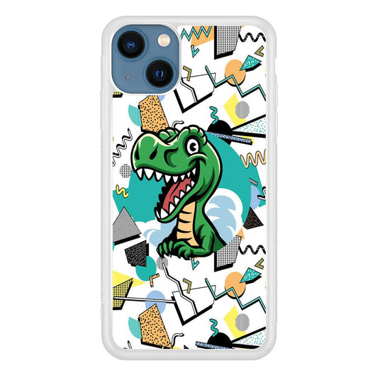 Dinosaur Collage Form of Plesure iPhone 15 Case-Oxvistore