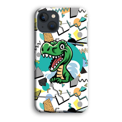 Dinosaur Collage Form of Plesure iPhone 13 Case-Oxvistore