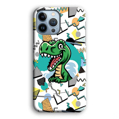 Dinosaur Collage Form of Plesure iPhone 13 Pro Case-Oxvistore