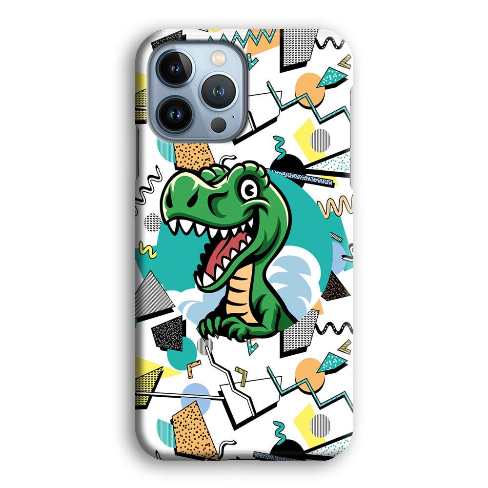 Dinosaur Collage Form of Plesure iPhone 15 Pro Case-Oxvistore