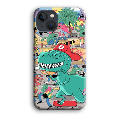 Dinosaur Park of Skating iPhone 13 Case-Oxvistore